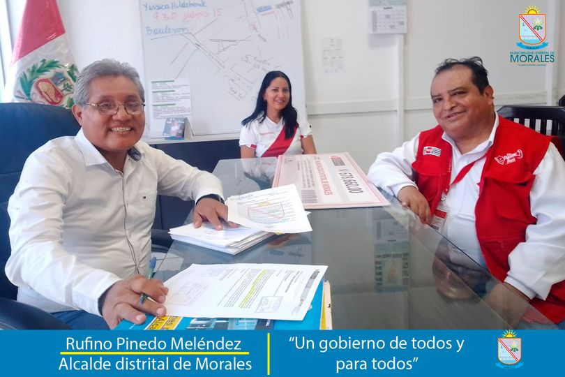 ALCALDE RUFINO PINEDO SE REÚNE CON FUNCIONARIOS DEL MINISTERIO DE VIVIENDA PARA HACER REALIDAD PISTAS Y VEREDAS DE LOS JIRONES LIBERTAD, JUNÍN Y GEIDEN VELA. 